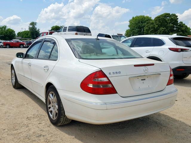 WDBUF56J66A795859 - 2006 MERCEDES-BENZ E 350 WHITE photo 3