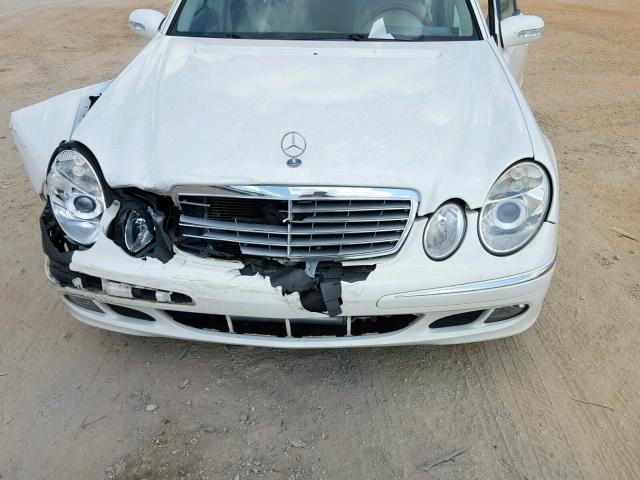 WDBUF56J66A795859 - 2006 MERCEDES-BENZ E 350 WHITE photo 7