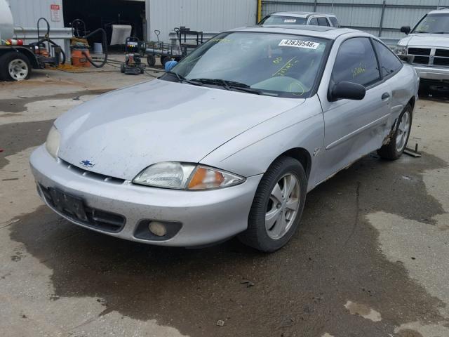 1G1JF12T6Y7226250 - 2000 CHEVROLET CAVALIER Z SILVER photo 2