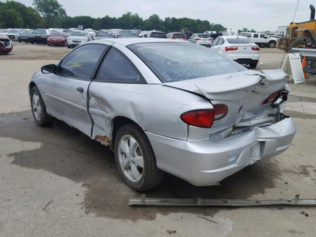 1G1JF12T6Y7226250 - 2000 CHEVROLET CAVALIER Z SILVER photo 3