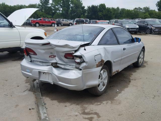 1G1JF12T6Y7226250 - 2000 CHEVROLET CAVALIER Z SILVER photo 4