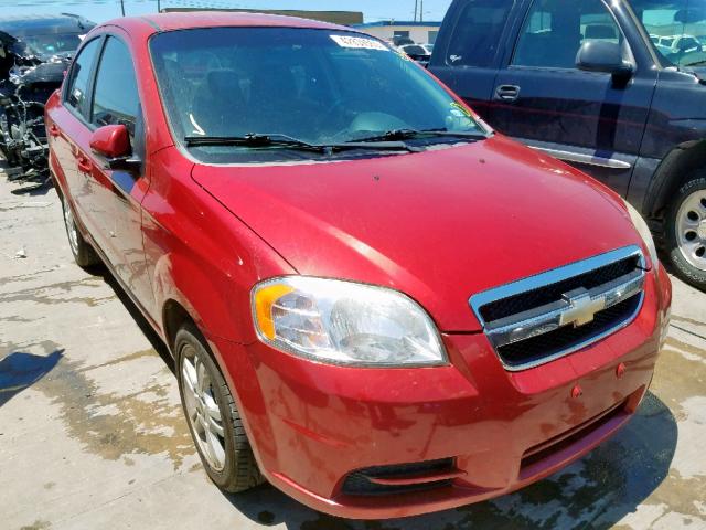 KL1TD5DE7BB224417 - 2011 CHEVROLET AVEO LS RED photo 1