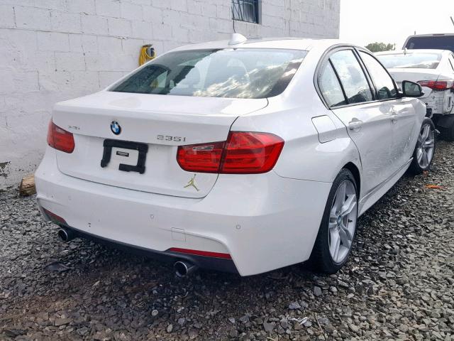 WBA3B9C55FF589326 - 2015 BMW 335 XI WHITE photo 4