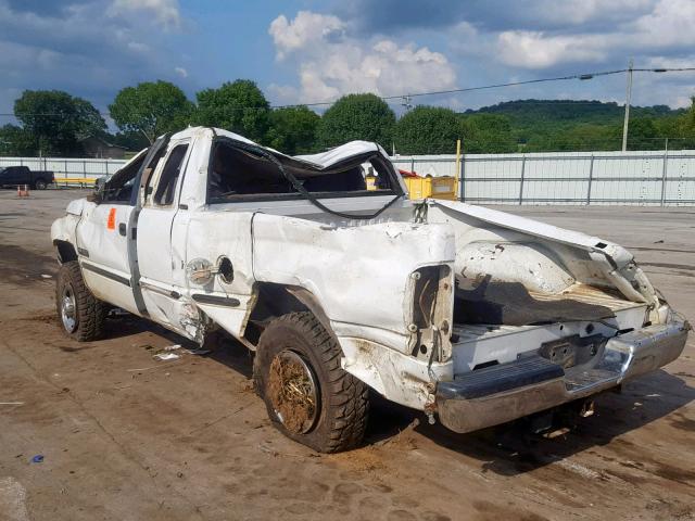 1B7KF2369XJ605822 - 1999 DODGE RAM 2500 WHITE photo 3