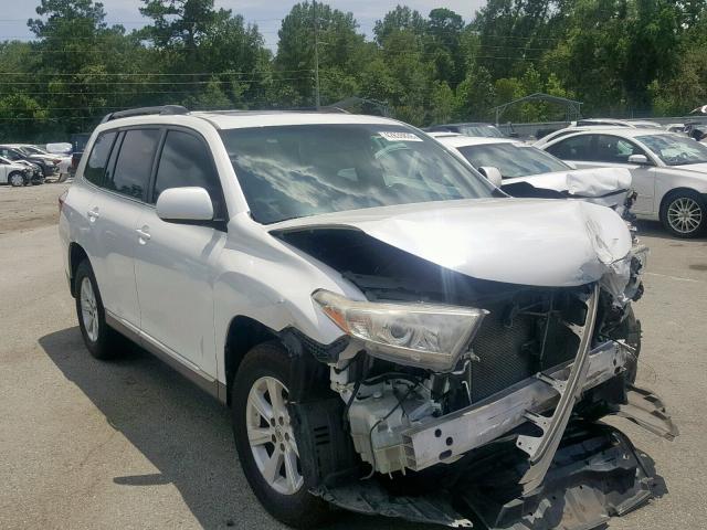 5TDZK3EH8BS032549 - 2011 TOYOTA HIGHLANDER WHITE photo 1