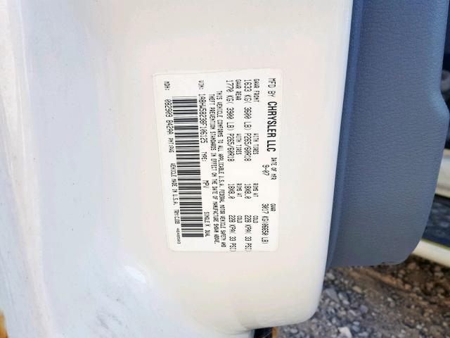 1A8HW58238F106125 - 2008 CHRYSLER ASPEN LIMI WHITE photo 10