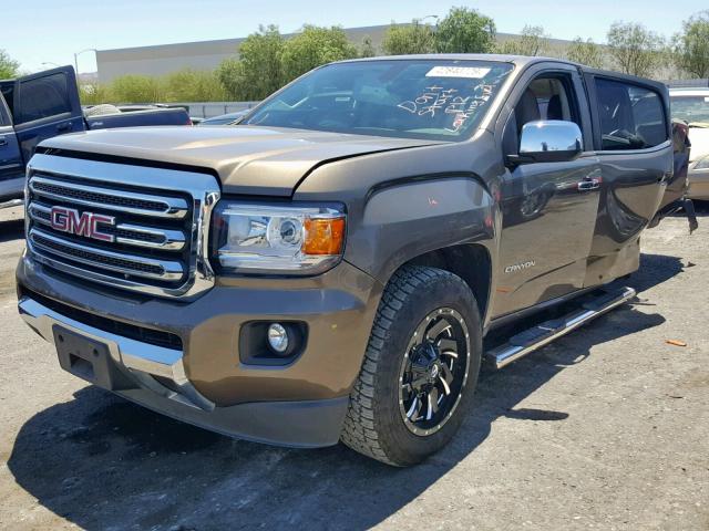 1GTG5DE30G1125692 - 2016 GMC CANYON SLT BROWN photo 2