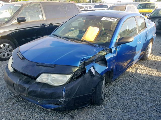 1G8AM12F74Z156872 - 2004 SATURN ION LEVEL BLUE photo 2
