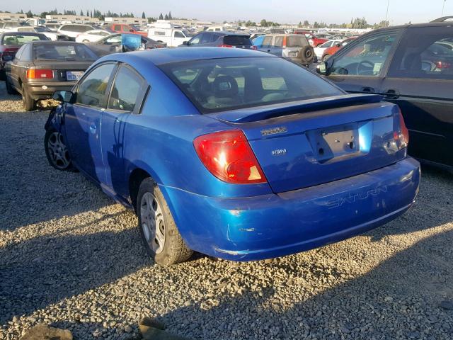 1G8AM12F74Z156872 - 2004 SATURN ION LEVEL BLUE photo 3