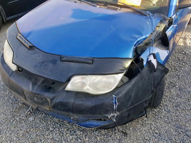 1G8AM12F74Z156872 - 2004 SATURN ION LEVEL BLUE photo 9