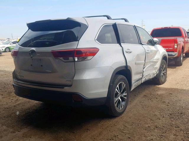 5TDBZRFH6HS457937 - 2017 TOYOTA HIGHLANDER WHITE photo 4