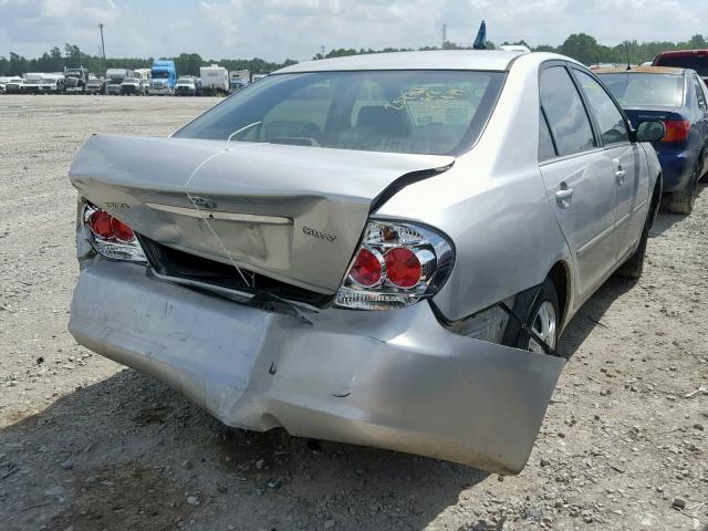 4T1BE32K16U736159 - 2006 TOYOTA CAMRY LE SILVER photo 4