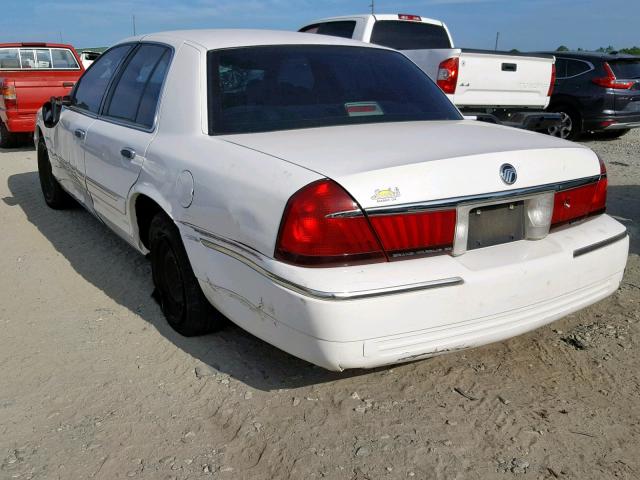 2MEFM74W0YX671010 - 2000 MERCURY GRAND MARQ WHITE photo 3