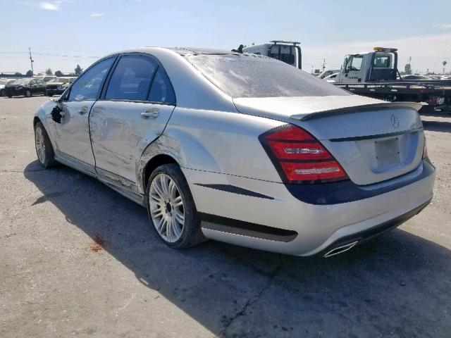 WDDNG9FB4AA315268 - 2010 MERCEDES-BENZ S 400 SILVER photo 3