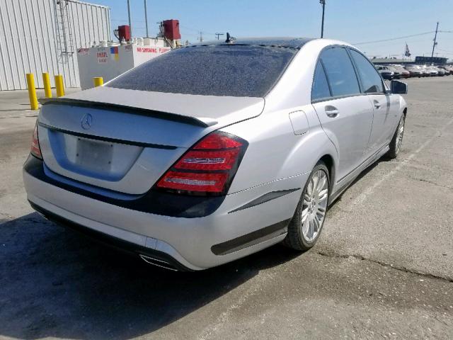 WDDNG9FB4AA315268 - 2010 MERCEDES-BENZ S 400 SILVER photo 4