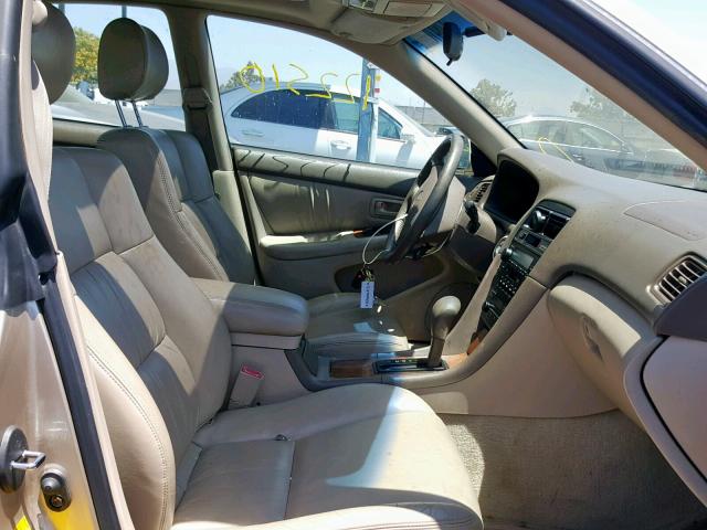 JT8BF28G3X0209648 - 1999 LEXUS ES 300 TAN photo 5