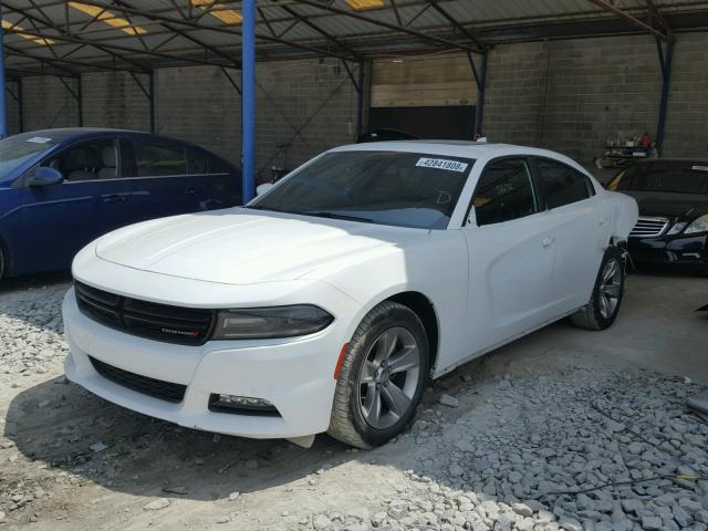 2C3CDXHG6HH528178 - 2017 DODGE CHARGER SX WHITE photo 2