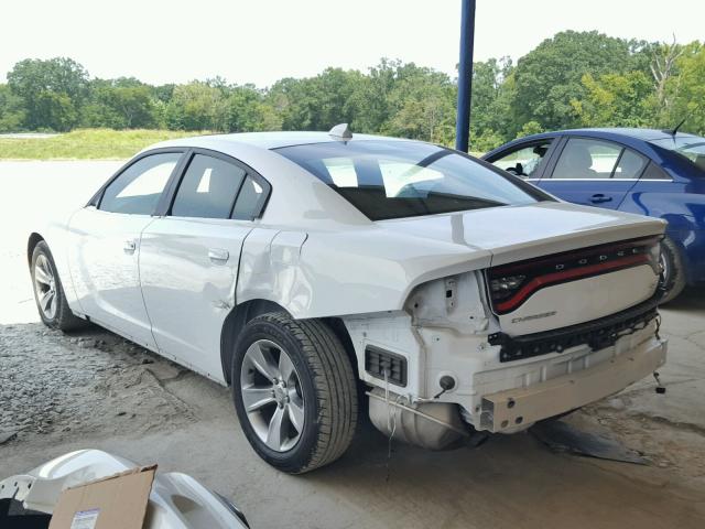 2C3CDXHG6HH528178 - 2017 DODGE CHARGER SX WHITE photo 3