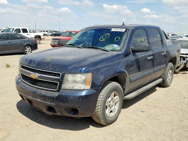 3GNEC12048G142611 - 2008 CHEVROLET AVALANCHE BLUE photo 2