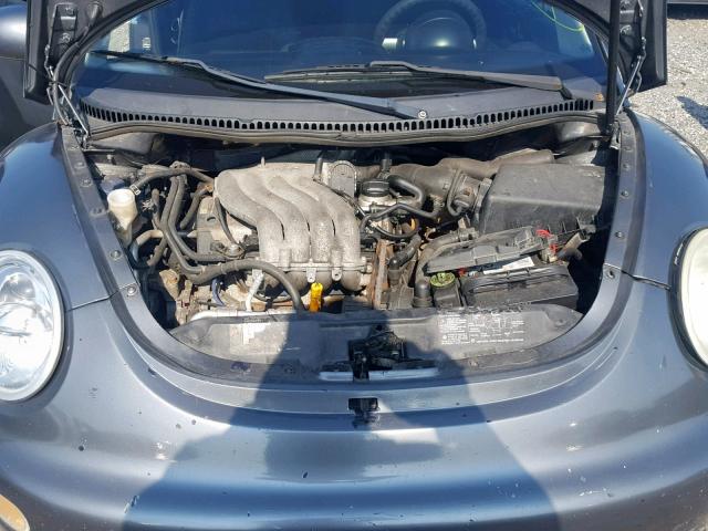 3VWCB21C62M439406 - 2002 VOLKSWAGEN NEW BEETLE ნაცრისფერი ფოტო 7