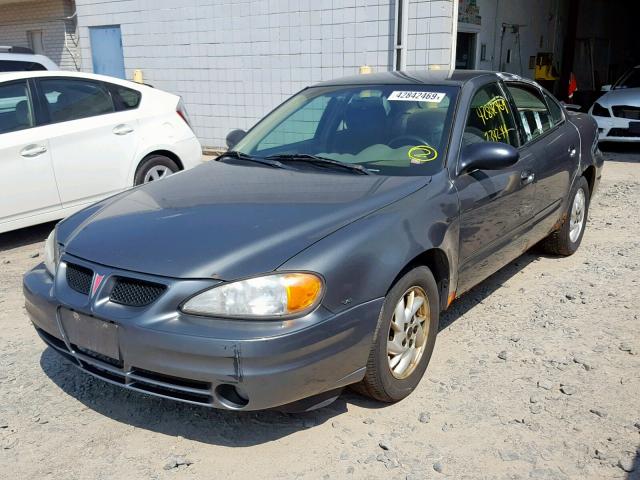 1G2NF52E34C220137 - 2004 PONTIAC GRAND AM S GRAY photo 2