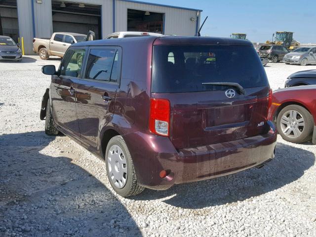 JTLZE4FE9B1136759 - 2011 TOYOTA SCION XB 栗色 照片 3