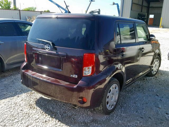 JTLZE4FE9B1136759 - 2011 TOYOTA SCION XB 栗色 照片 4