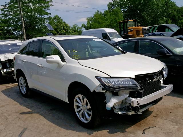 5J8TB4H35JL008304 - 2018 ACURA RDX WHITE photo 1