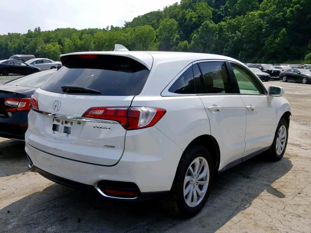 5J8TB4H35JL008304 - 2018 ACURA RDX WHITE photo 4