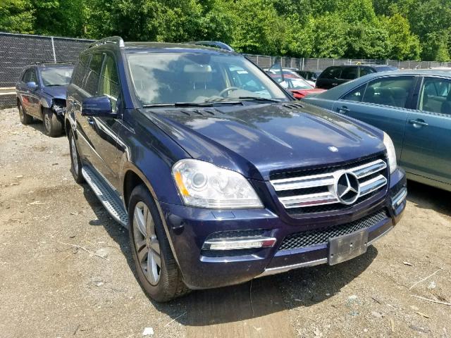 4JGBF7BE2CA770039 - 2012 MERCEDES-BENZ GL 450 4MA BLUE photo 1