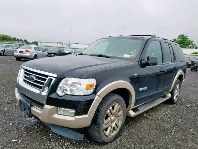 1FMEU74867UA82012 - 2007 FORD EXPLORER E BLACK photo 2