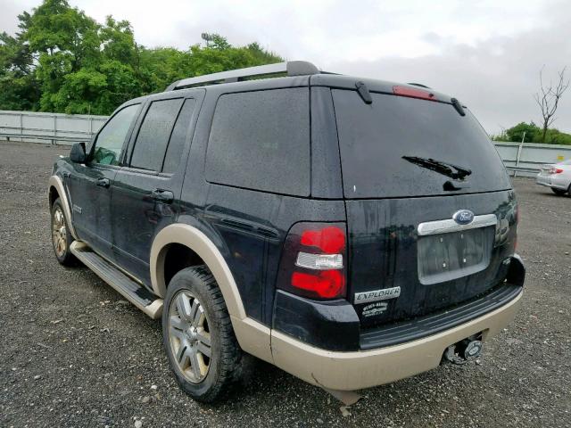 1FMEU74867UA82012 - 2007 FORD EXPLORER E BLACK photo 3