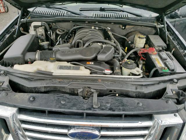 1FMEU74867UA82012 - 2007 FORD EXPLORER E BLACK photo 7