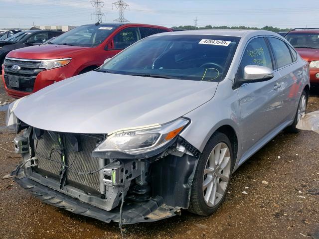 4T1BK1EBXDU016218 - 2013 TOYOTA AVALON BAS SILVER photo 2