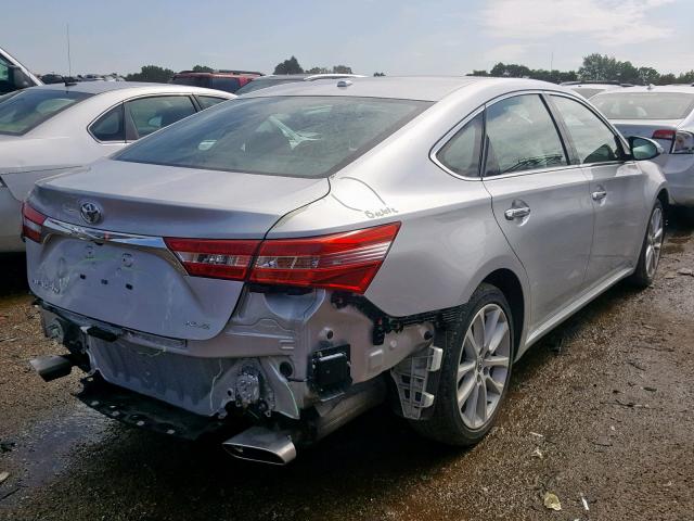 4T1BK1EBXDU016218 - 2013 TOYOTA AVALON BAS SILVER photo 4