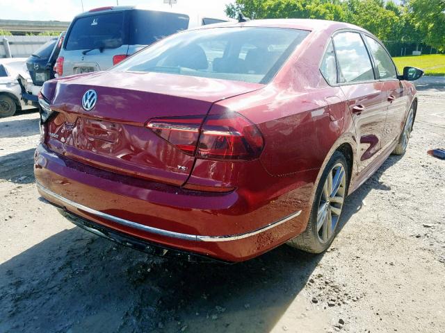 1VWAA7A36JC000133 - 2018 VOLKSWAGEN PASSAT S RED photo 4