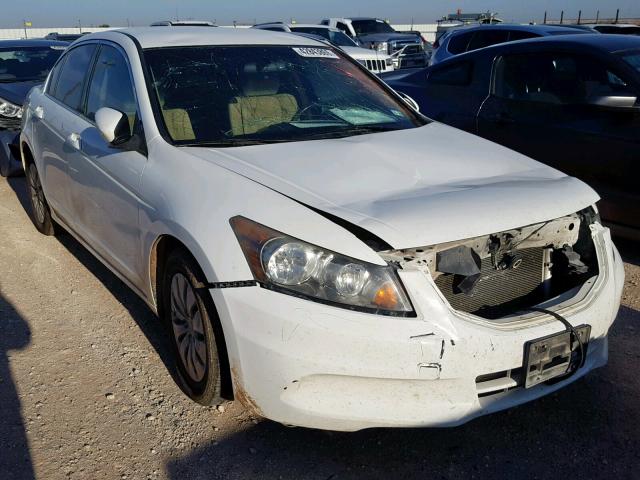 1HGCP2F32CA180698 - 2012 HONDA ACCORD LX WHITE photo 1