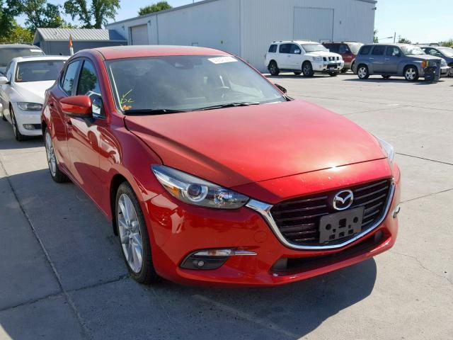 JM1BN1M38H1124186 - 2017 MAZDA 3 GRAND TO RED photo 1