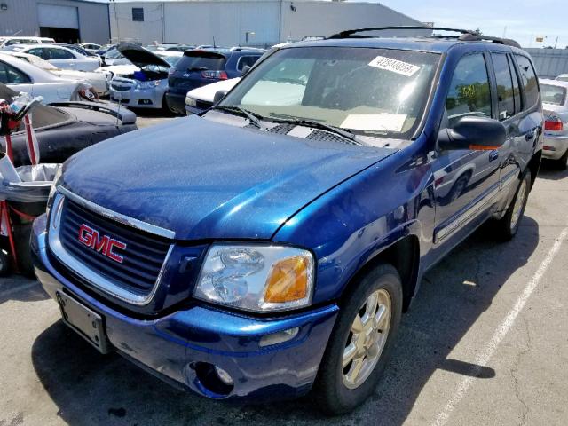 1GKDS13S222209444 - 2002 GMC ENVOY BLUE photo 2