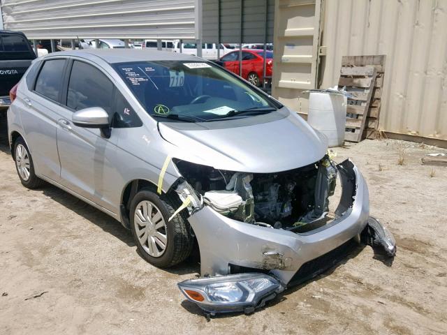 3HGGK5H51FM755185 - 2015 HONDA FIT LX SILVER photo 1