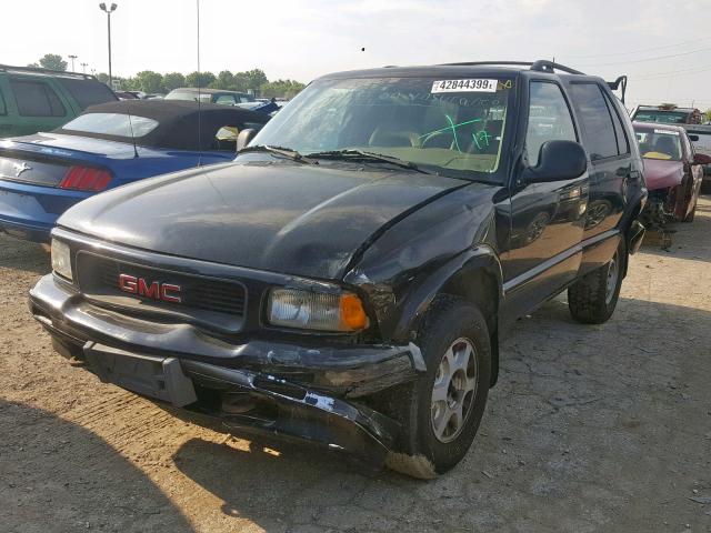 1GKDT13W9T2577234 - 1996 GMC JIMMY BLACK photo 2