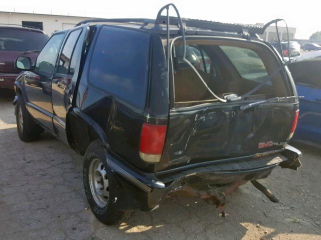 1GKDT13W9T2577234 - 1996 GMC JIMMY BLACK photo 3