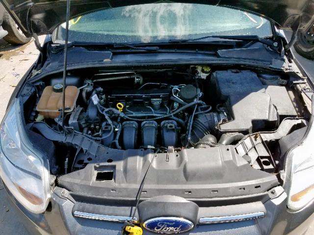 1FAHP3J27CL366661 - 2012 FORD FOCUS TITA GRAY photo 7