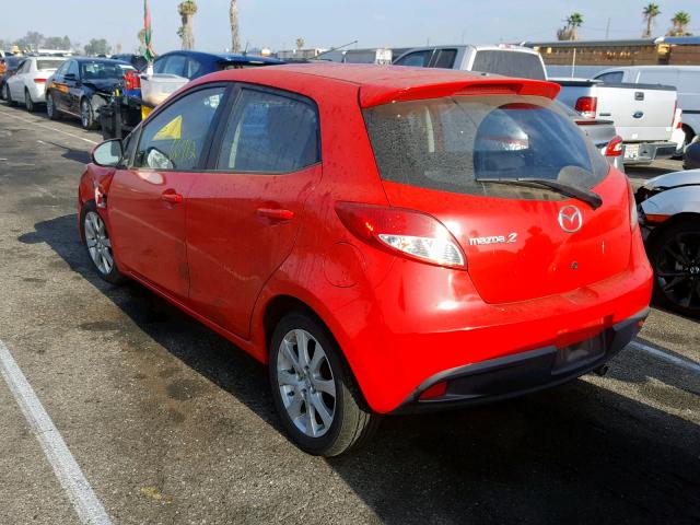 JM1DE1LZ0C0133574 - 2012 MAZDA MAZDA2 RED photo 3