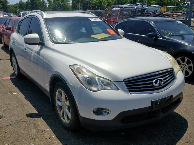 JNKAJ09F08M351938 - 2008 INFINITI EX35 BASE WHITE photo 1