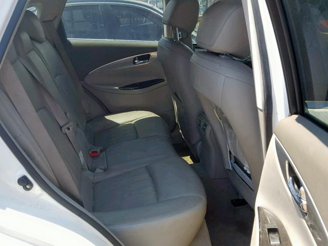 JNKAJ09F08M351938 - 2008 INFINITI EX35 BASE WHITE photo 6
