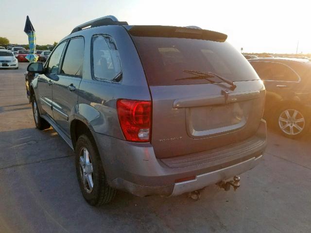 2CKDL63F866199545 - 2006 PONTIAC TORRENT GRAY photo 3