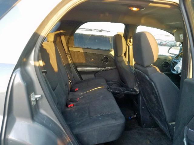 2CKDL63F866199545 - 2006 PONTIAC TORRENT GRAY photo 6