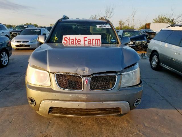 2CKDL63F866199545 - 2006 PONTIAC TORRENT GRAY photo 9