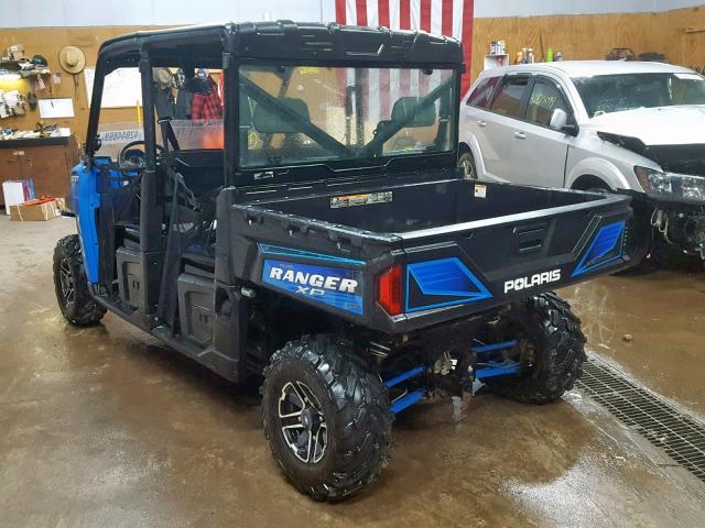 3NSRVE87XGG824406 - 2016 POLARIS RANGER CRE BLUE photo 3